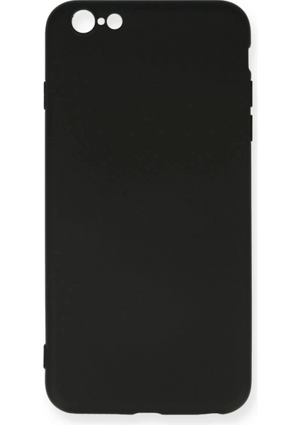 Ieg iPhone 6 Plus Kılıf Nano Içi Kadife Silikon - Siyah