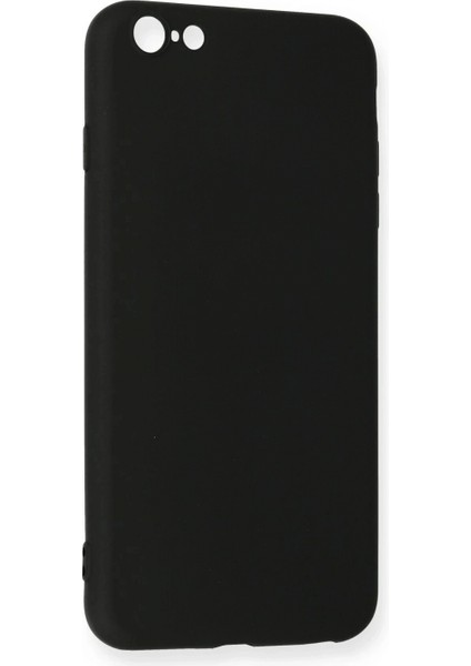 Ieg iPhone 6 Plus Kılıf Nano Içi Kadife Silikon - Siyah modelleri