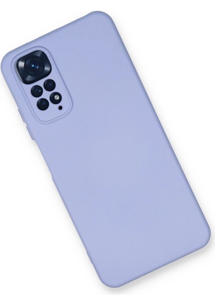 Xiaomi Redmi Note 11 Kılıf Nano Içi Kadife Silikon - Lila modelleri