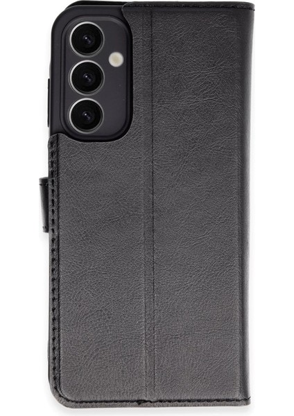 Samsung Galaxy A25 5g Kılıf Trend S Plus Kapaklı Kılıf - Siyah