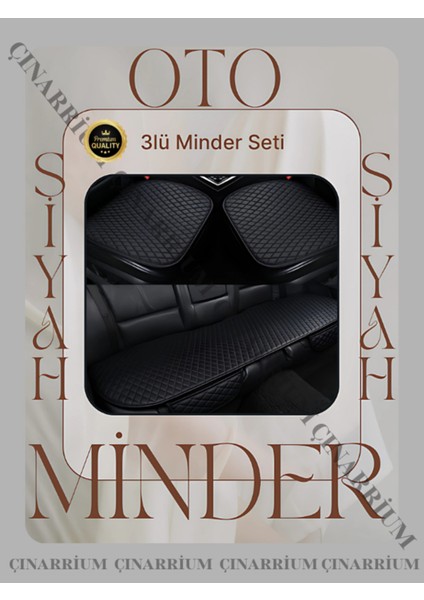 Range Rover Sport L320 2010-2013 - Makyajlı Takım Koltuk Minderi Siyah Deri Siyah Dikis