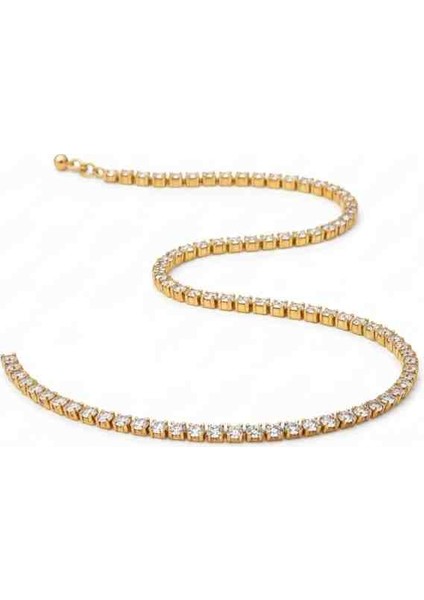 Ince Sıra Taşlı Klasik Tenis Bileklik fiyatları