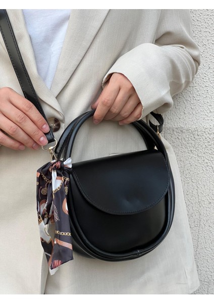 Armoni Model Fularlı Kadın El ve Omuz Çantası