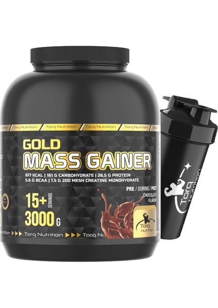 Gold Mass Gainer Karbonhidrat Tozu 3000 Gr - Çikolata Aromalı