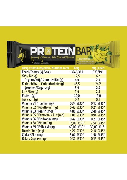 Protein Bar Muz 12 Adet fırsatları