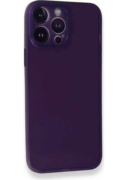 Iphone 14 Pro Max Kılıf Pp Ultra Ince Kapak - Mor modelleri