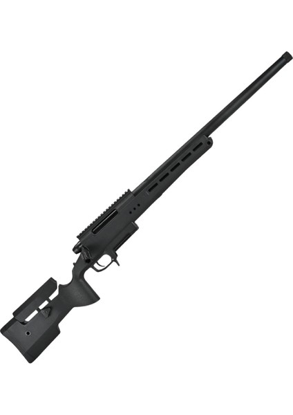 TAC-41P Classic Polimer Dipçik Sniper Bolt Action Airsoft Tüfek, Siyah SBA-T41P-BK
