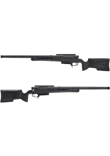 TAC-41P Classic Polimer Dipçik Sniper Bolt Action Airsoft Tüfek, Siyah SBA-T41P-BK fırsatları