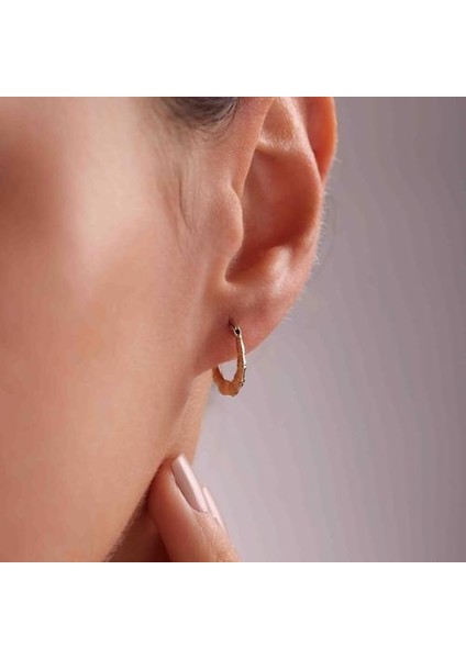 14 Ayar Altın Mini Tekli Deniz Atı Halka Küpe fiyatları