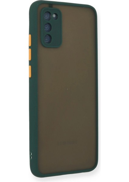 Samsung Galaxy A03S Kılıf Montreal Silikon Kapak - Yeşil fiyatları