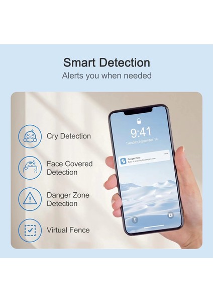 Video Bebek Monitörü 2×4mp Kamera, 6x Yakınlaştırma - 1 Kamera indirimleri