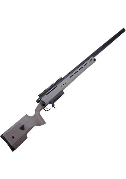 TAC-41PS Classic Polimer Dipçik Sport Version Sniper Bolt Action Airsoft Tüfek – Gri (SBA-T41PS-WG)