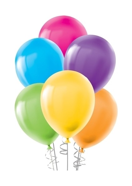 Balon Karışık Renkli 100 - Adet