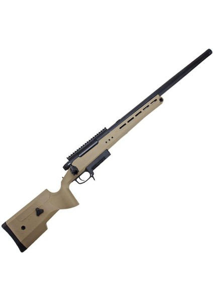 TAC-41PS Classic Polimer Dipçik Sport Version Sniper Bolt Action Airsoft Tüfek – Çöl (SBA-T41PS-FDE)