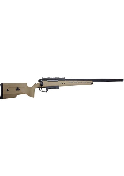 TAC-41PS Classic Polimer Dipçik Sport Version Sniper Bolt Action Airsoft Tüfek – Çöl (SBA-T41PS-FDE)