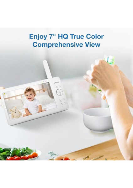 Kamera ve Ses Özellikli, Pan Tilt Zoom - 7 Inc IPS Ekran - 1 Kamera modelleri