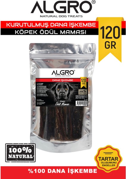 %100 Dana Işkembe Çiğneme Maması 120 gr