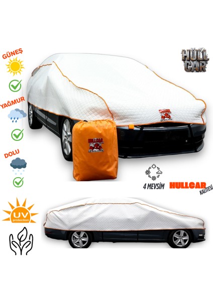 , Sedan C Segment, Güneş, Yağmur, Kar, Dolu Koruyucu Branda, Yırtılmaz Araç Brandası