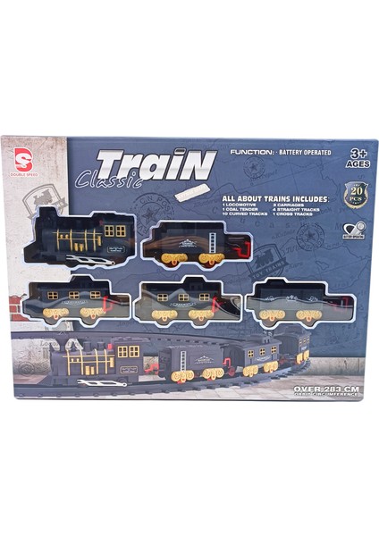 Pilli Raylı Işıklı Tren 285CM SHR-8501C fiyatları