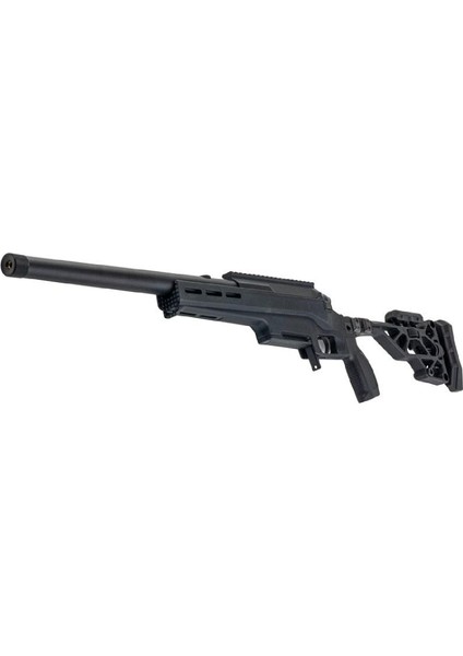 Tac 41 L Lite Chassis & Katlanır Dipçik Airsoft Bolt Action Tüfek (Siyah)