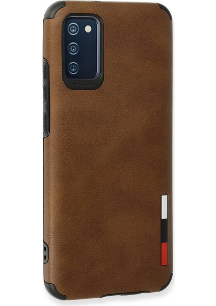 Samsung Galaxy A03S Kılıf Loop Deri Silikon - Kahverengi modelleri