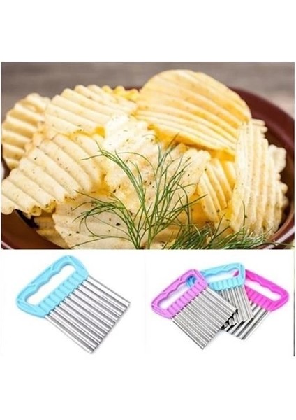 Pratik Kolay Patates Meyve ve Sebze Dilimleyici Doğrama Bıçağı