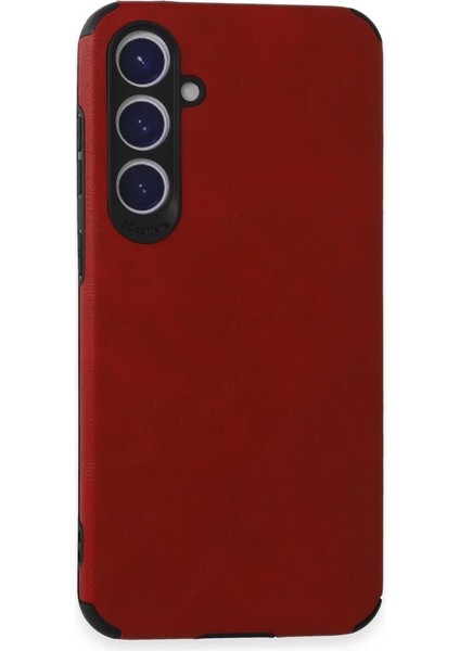 Samsung Galaxy S23 Fe Kılıf Loop Deri Silikon - Kırmızı