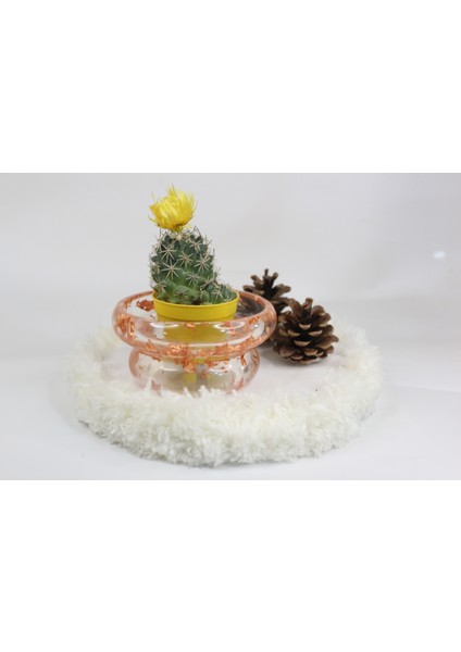 El Yapımı Epoksi Reçine Şık Tasarım Saksı/dekoratif Objeler (Çiçeksiz) - Kadın Emeği fırsatları