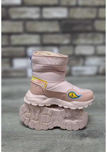 Içi Kürklü Kaydırmaz Kauçuk Taban Su Geçirmez Çocuk Kar Botu indirimleri