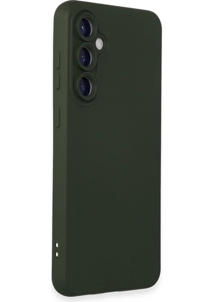Samsung Galaxy S23 Fe Kılıf Nano Içi Kadife Silikon - Koyu Yeşil fiyatları