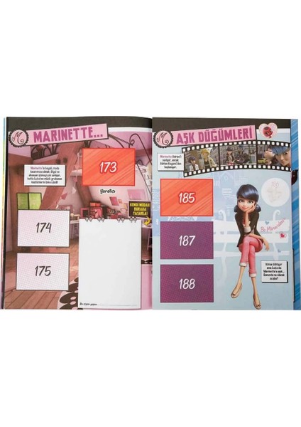 Bfs Lady Bug ve Super Cat Çıkartma Albümü modelleri