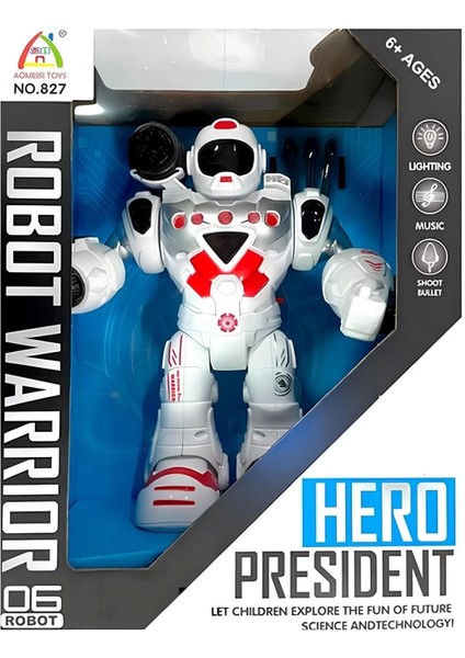 Bfs Hareketli Işıklı ve Sesli Ok Atan Oyuncak Robot fırsatları