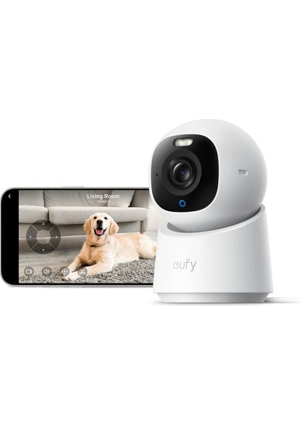 Iç Mekan Kamerası E30, Son Nesil, 4K UHD Güvenlik Kamerası - Beyaz