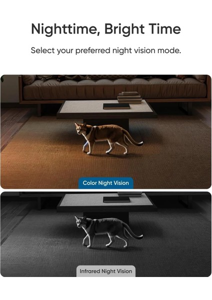 Iç Mekan Kamerası E30, Son Nesil, 4K UHD Güvenlik Kamerası - Beyaz indirimleri