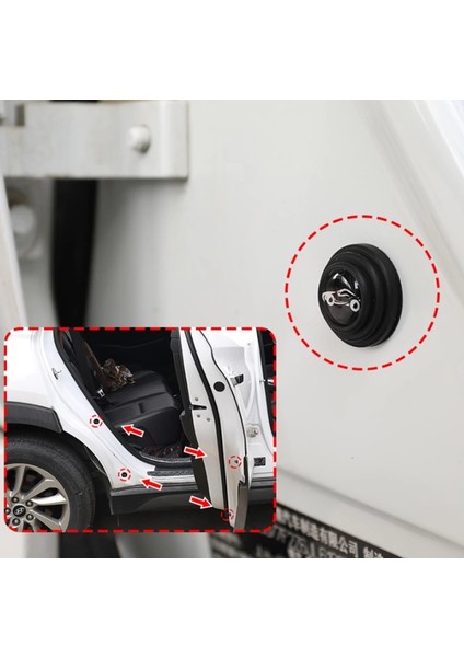 Bfs Araba Kapı Ses ve Darbe Emici Pad 10 Adet Siyah fiyatları