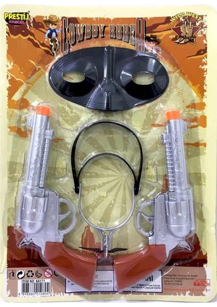 Bfs Cowboy Rodeo Mahmuzlu Kartela Kovboy Seti