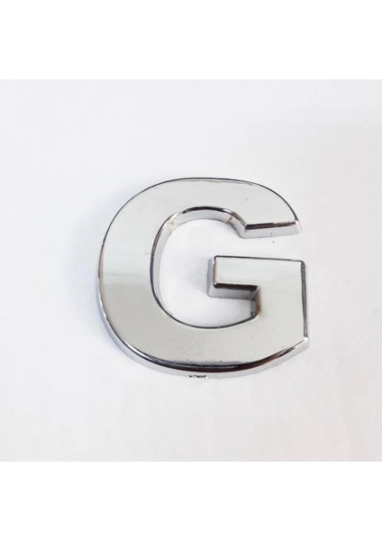 Cemax G Harfi 3,75 cm Krom Yapışkanlı