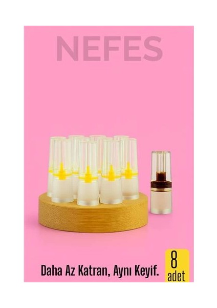 Bfs 8'li Filtreli Ağzılık Extra Güçlü Sigara Filtresi