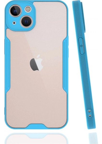 Iphone 13 Kılıf Platin Silikon - Mavi