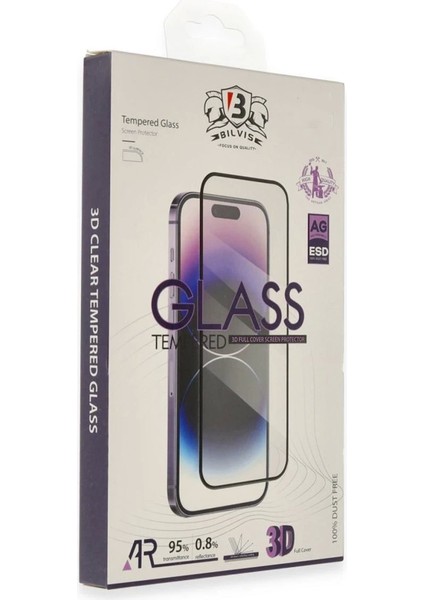Bfs iPhone 16 Bilvis 3D Cam Ekran Koruyucu