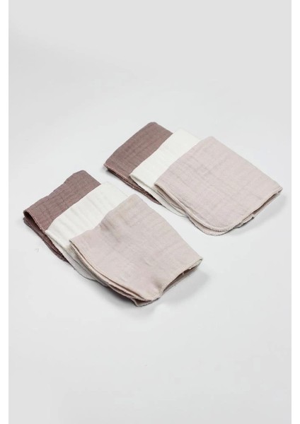 Bfs Bistyle 6'lı Müslin Mendil 20X20 cm 90106 Taş Ekru Antrasit fiyatları