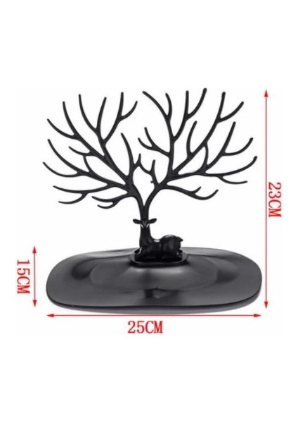 Bfs Siyah Geyik Tasarımlı Takı Mücevher Standı fiyatları