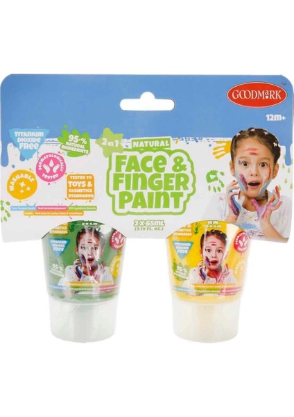 Bfs 2in1 Doğal Yüz ve Parmak Boyası 2’li fiyatları
