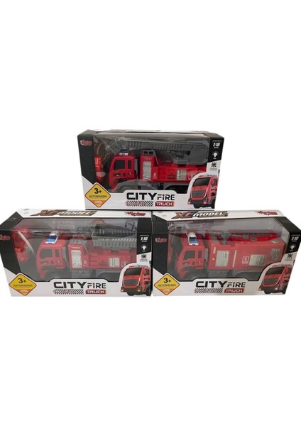 Bfs XF-789-210A-11A-12A Uk 1 16 Şarjlı Işıklı Itfaiye