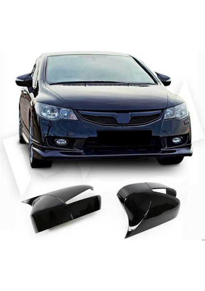 Roal Tunıng 2006-2011 Honda Cıvıc Fd6 Batman Yarasa Ayna Kapagı
