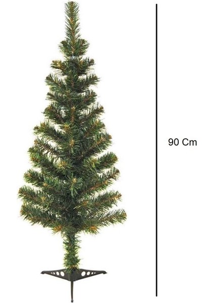 Yılbaşı Çam Ağacı 90CM 65 Dallı - Noel Yılbaşı Ağacı Sık Yapraklı modelleri