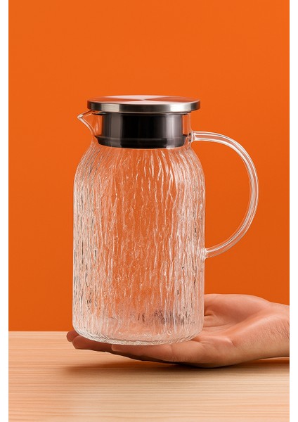 Vakumlu Çelik Kapaklı Isıya Dayanıklı Borosilikat Cam Demlik, Süzgeçli Demlik (1500 Ml) Ekg- Icejug fiyatları