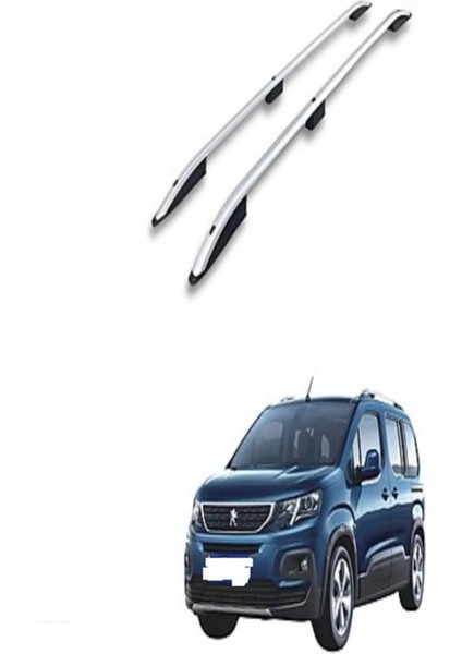 Roal Tunıng 2019 ve Üzeri Uyumlu Peugeot Rifter Uzun Tavan Çıtası