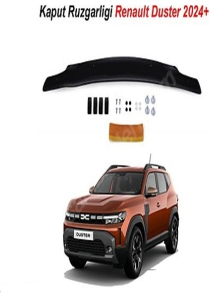 Roal Tunıng 2024+UYUMLU Renault Duster Ön Kaput Koruma Rüzgarlık