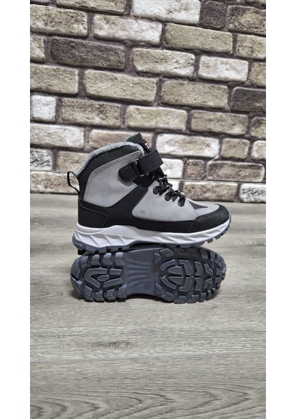 Rahat Içi Kürklü Outdoor Spor Bağcıklı Cırtlı Çocuk Botu fırsatları